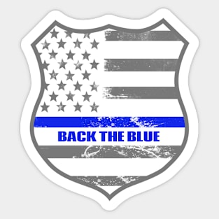 Back the Blue Sticker